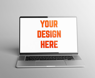 Laptop Mockup PSD Template, Creative Design