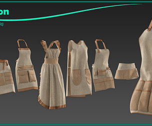 8 female apron