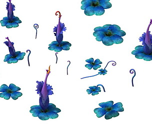 Game model - exotic flowers 6