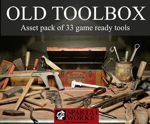 Old Toolbox - 33 tools asset pack