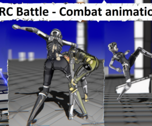ARC Battle - Gold vs Gothic - Combat animation