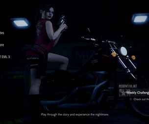 Resident Evil 2 Remake: Alternative Mainmenu Background