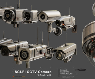 Sci-Fi CCTV Camera Pack Vol 2
