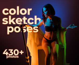 🌈430+ Colorful Lighting Sketch Poses