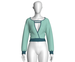 Girls Blouse Top | Marvelous / Clo3d / obj / fbx