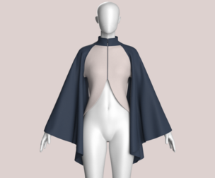 Girls Fashion Crop Top V4 | Marvelous / Clo3d / obj / fbx