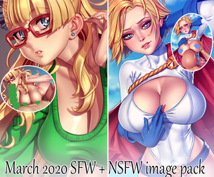 March 2020 SFW + NSFW image pack