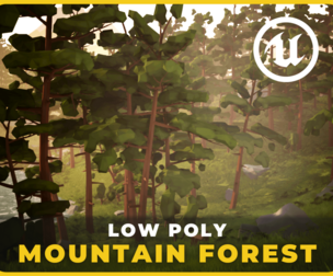 Low Poly: Mountain Forest