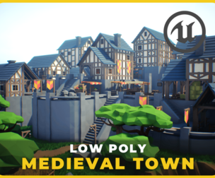 Low Poly: Medieval Town