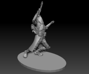 star wars 3d printable clone Galactic Marine Pose 3