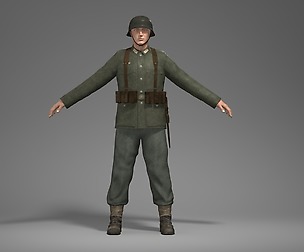 German WWII soldier-A