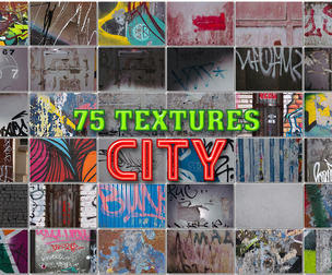 75 Urban City Textures, Graffiti, Grunge, Street Wall Backgrounds, Street Art