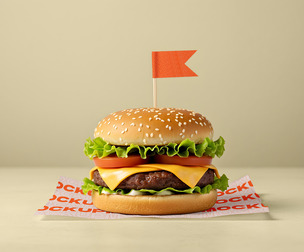 Burger Branding Mockup PSD Template - Restaurant & Fast Food