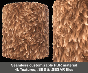 Fur Substance Painter Material and Textures