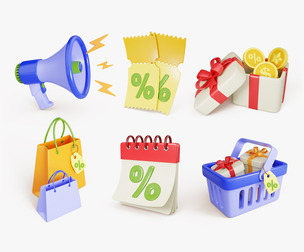 Discount Sale Icons Pack