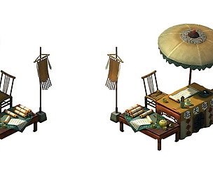Game Model - fortune-telling stall