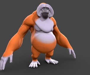 Orangutan - Stylized / Cartoon
