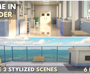 Anime in Blender - Create 2 Stylized Scenes