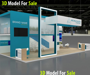 3D Exhibition Stand stall