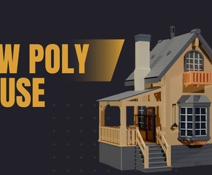 Low Poly House – Stylized 3D Model for Games & Animation
