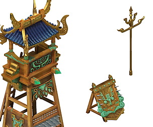 Game Model - Army Barracks Gate
