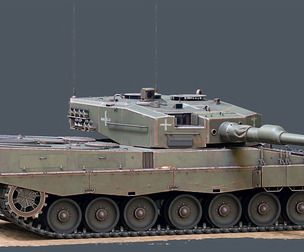 Tank Leopard-LowPoly 3D Model