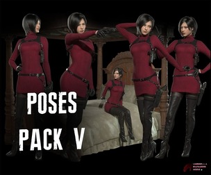 Poses Pack V for Ada Wong