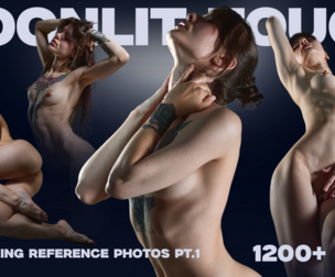 Moonlit Touch: 1200+ Inspiring Female Reference Photos Part I