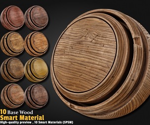 Base Wood Smart Material Substance 3d Painter