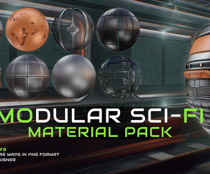 Modular Sci-Fi Material Pack-Vol.03