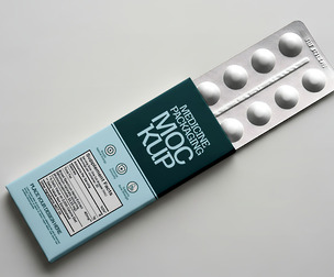 Medicine & Supplement Blister Pack Mockup - Pharmacy & Healthcare