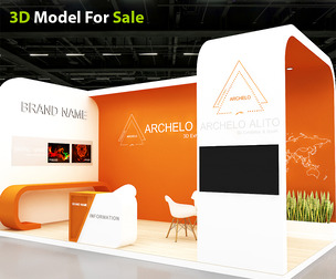3D Model Exhibition Booth