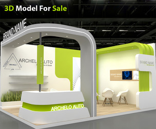 3D Exhibition Booth Model