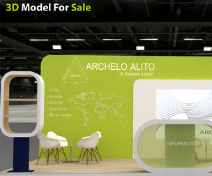 3D Exhibition Booth Model