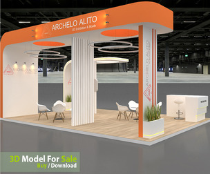 3D Exhibition Stand stall