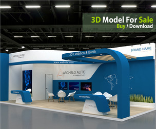 3D Exhibition Stand stall