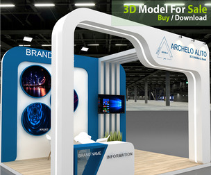 Exhibition Booth 3D Model