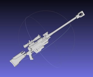 Sword Art Online Sinon Hecate II Rifle Basic Model