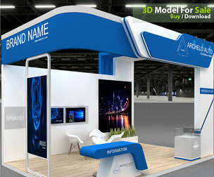 Exhibition Booth 3d model