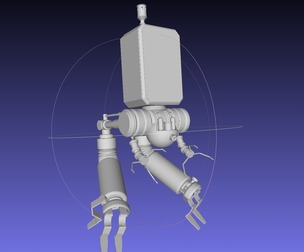 Simplified NieR Automata Pod 042 Basic Model