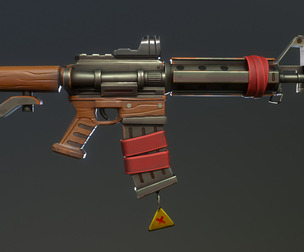 Stylized M4 carbine Weapon
