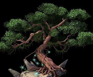 Game Model - Moon White Tree