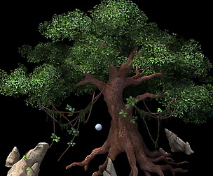 Game Model - Moon White Tree 02