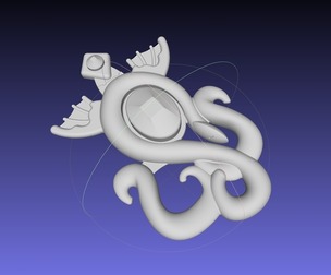 Final Fantasy XIV Yshtola Snake Pendant Basic Model