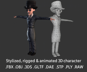 Inspector Noir Game ready