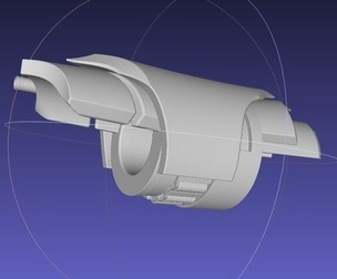 RWBY Ember Celica Yangs Shotgun Gauntlet Model
