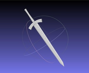 Fate Saber Alter Sword Printable Assembly