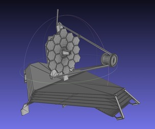 James Webb Space Telescope JWST Basic Model