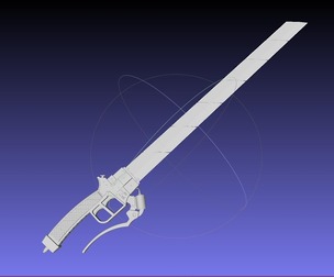 Attack On Titan Sword Printable Assembly