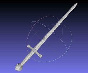 Murder Drones Tessa Sword Printable Assembly